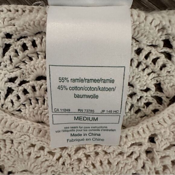 Laura Ashley Vintage Crochet Knit Sweater - Picture 5 of 8